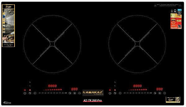 Bếp từ đôi Kasakaz Model: KZ-TK 268 Pro Seri 5.0