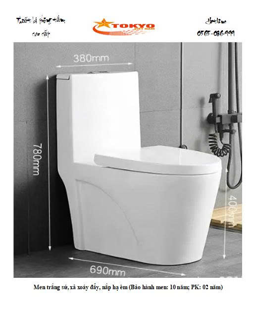 Bồn cầu một khối Tokyo ST/KZ-013