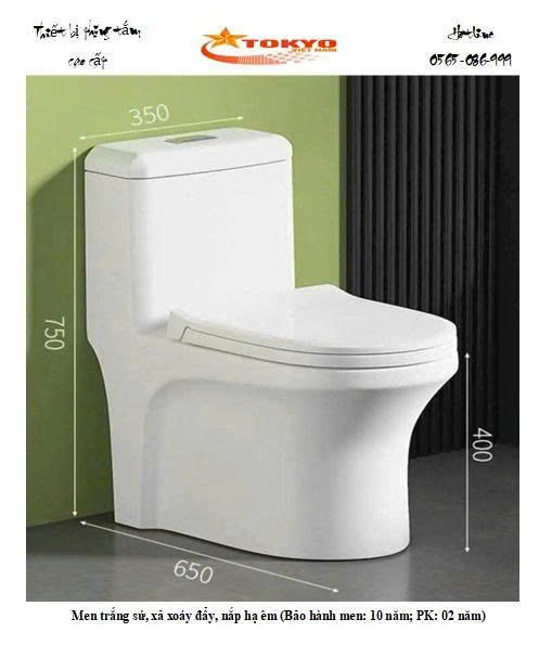 Bồn cầu một khối Tokyo ST/KZ-020