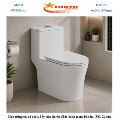 Bồn cầu một khối Tokyo ST/KZ-019