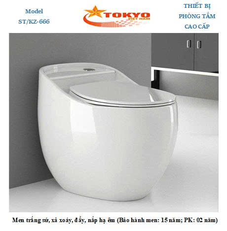 BỒN CẦU TRỨNG TOKYO ST/KZ-666