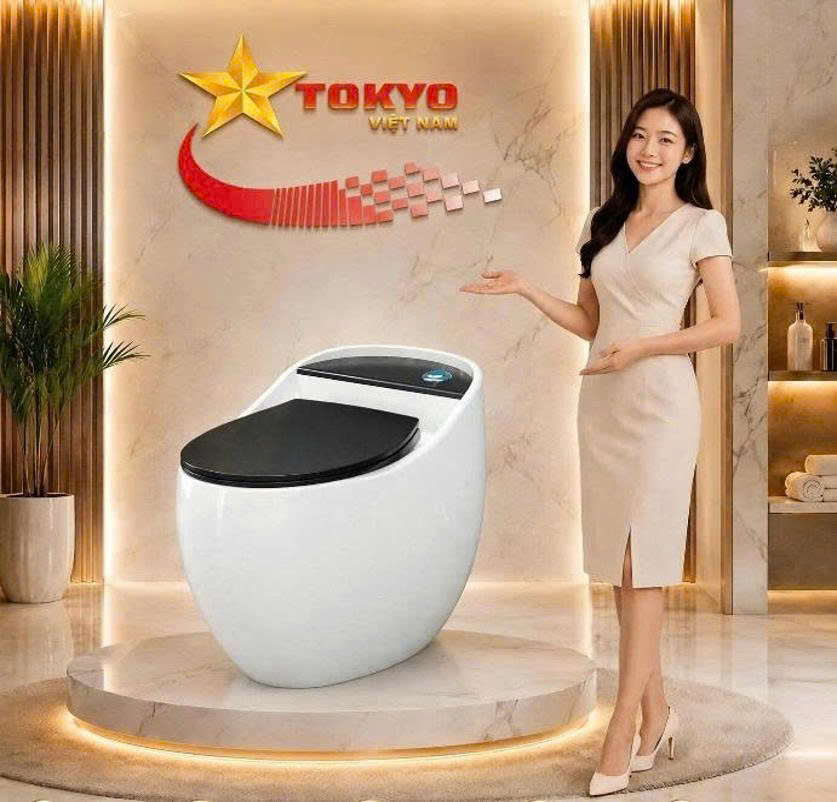 BỒN CẦU TRỨNG ST/KZ-666 BLACK